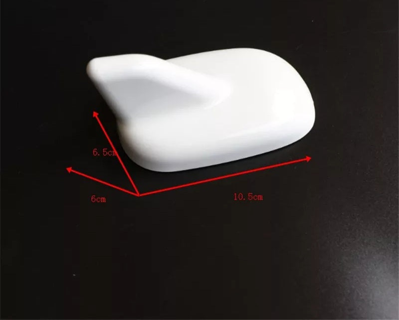 Glans Swart Motor Shark Fin Roof Lugradio Dummy