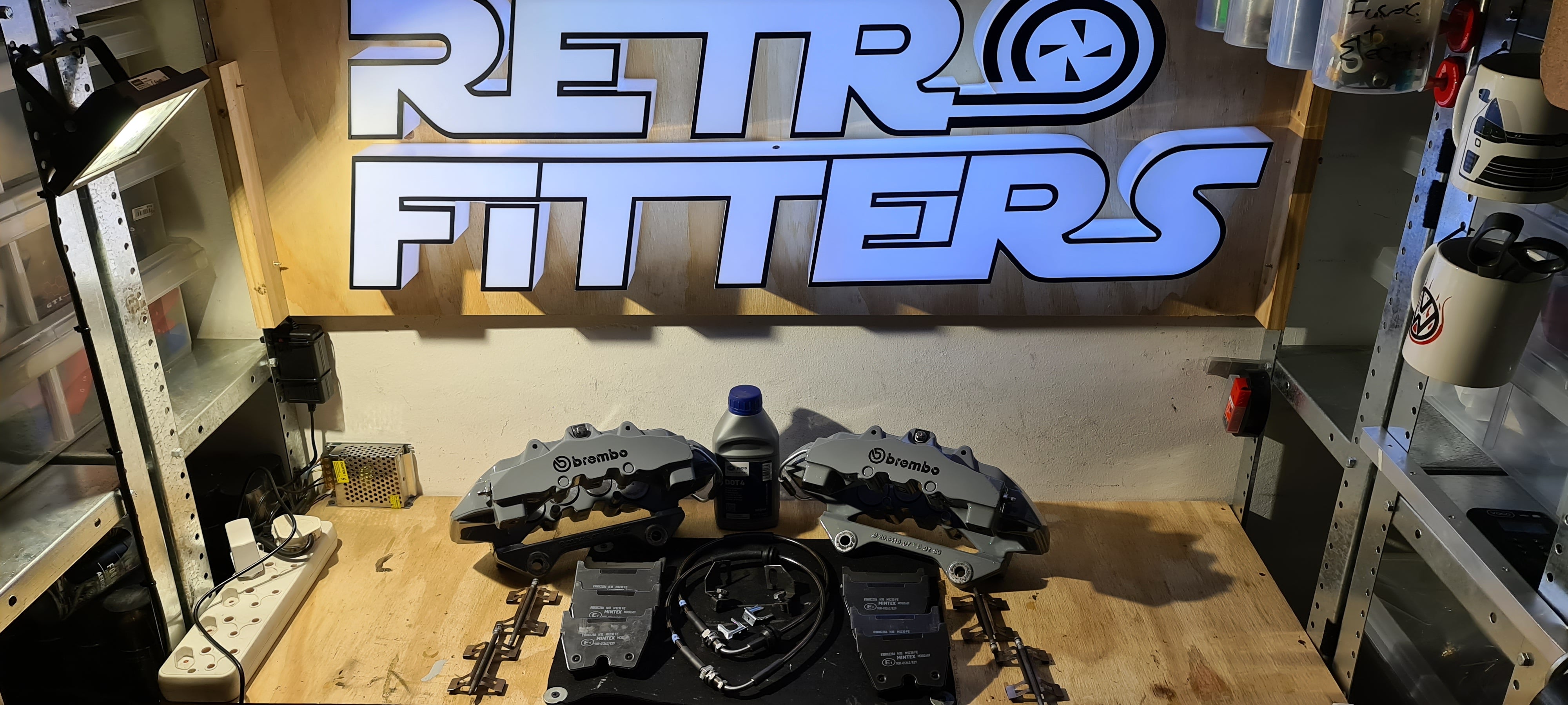 Brembo 8pot remme voor
