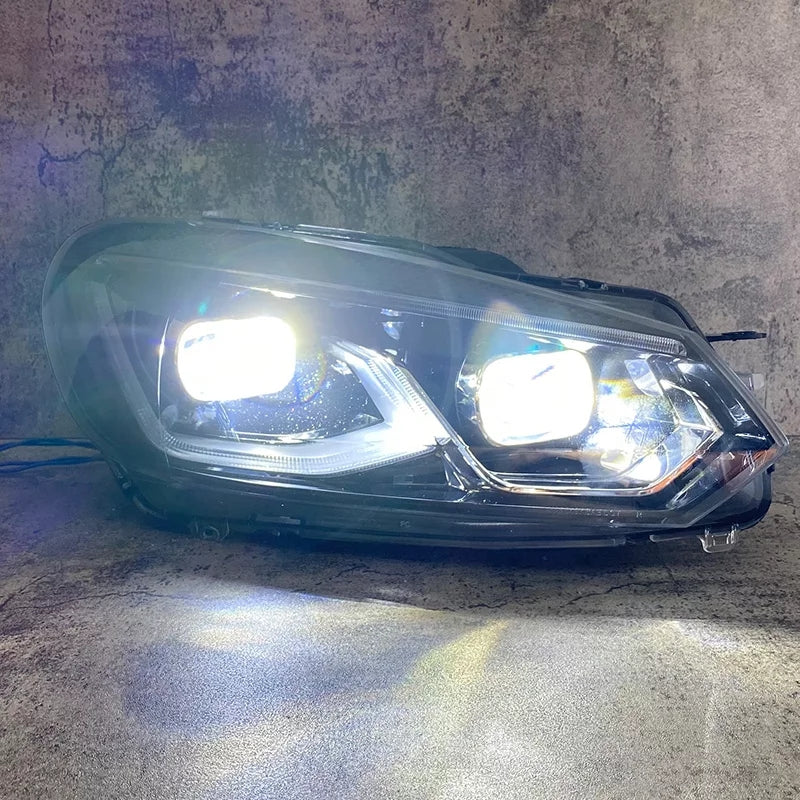 Volkswagen Jetta /Golf MK6 Headlights LED DRL Running lights Bi-Xenon Beam