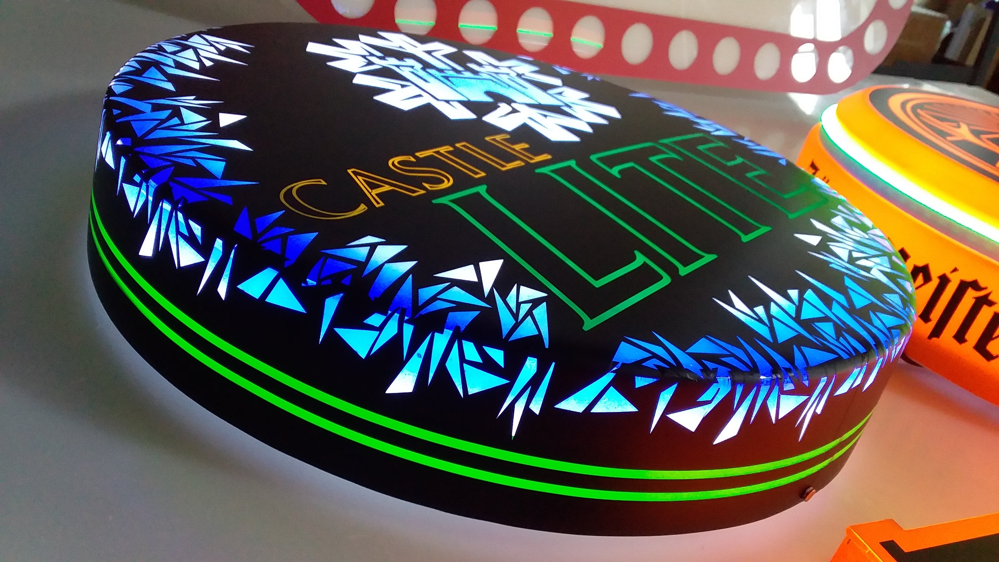 Pasgemaakte Led Light Box-muurmontering