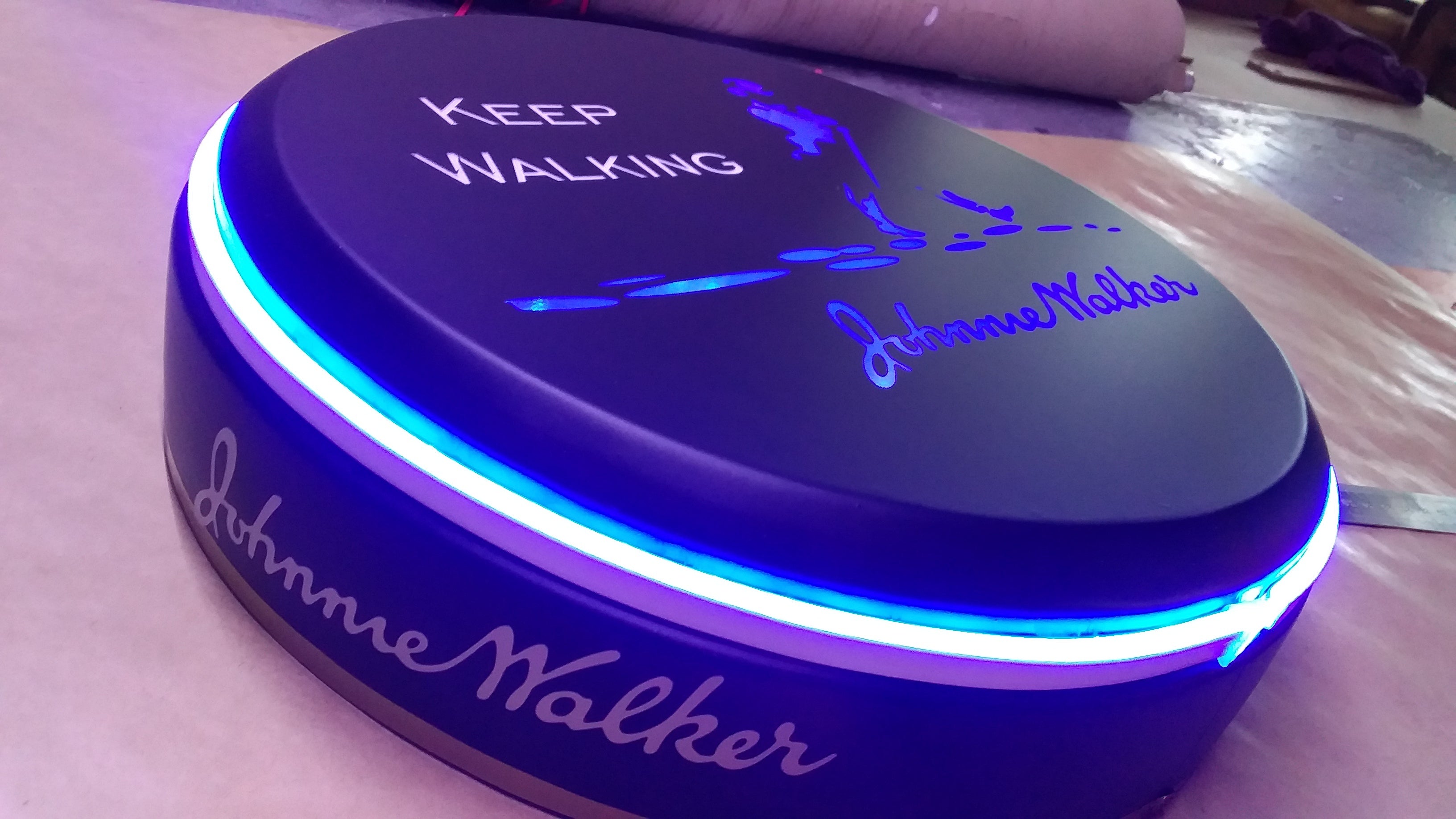 Pasgemaakte Led Light Box-muurmontering