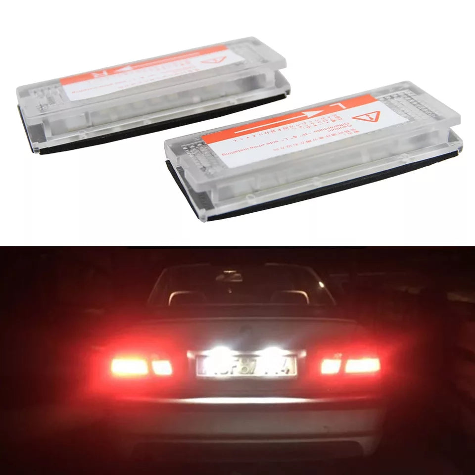 Bmw LED licence plate lights units