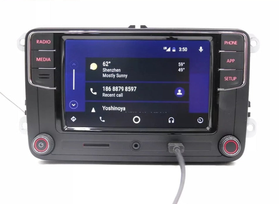 Volkswagen MIB2 6.5 duim Carplay en Android auto MQB Radio rcd340 