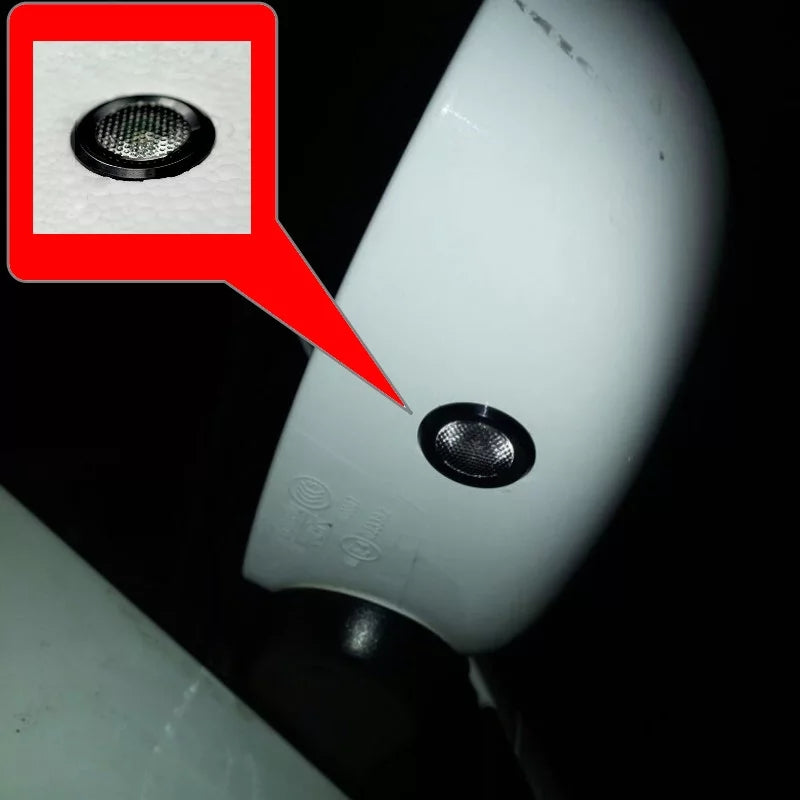 12v Led-agteraansig Spieëllig Motordeur pedaal plas lig Auto Eagle Eyes LED DRL dag daglig gebruik as Under Mirror lig