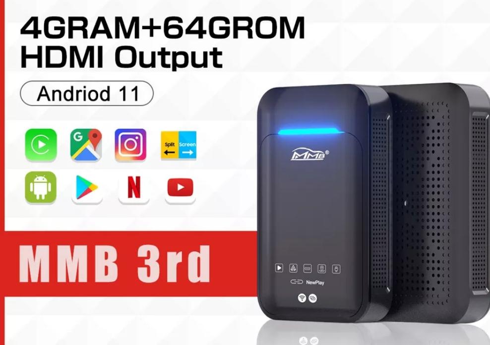 MMB Plus Android 11 Carplay Ai Box Wireless