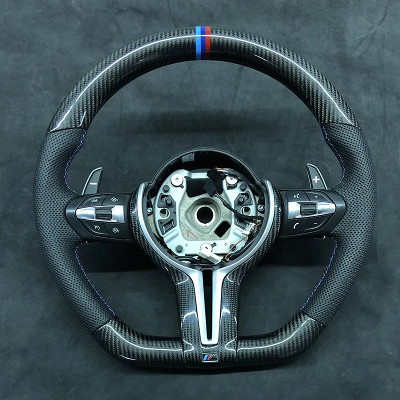 Carbon Fiber Steering Wheel Bmw F30  (Airbag cover excl )