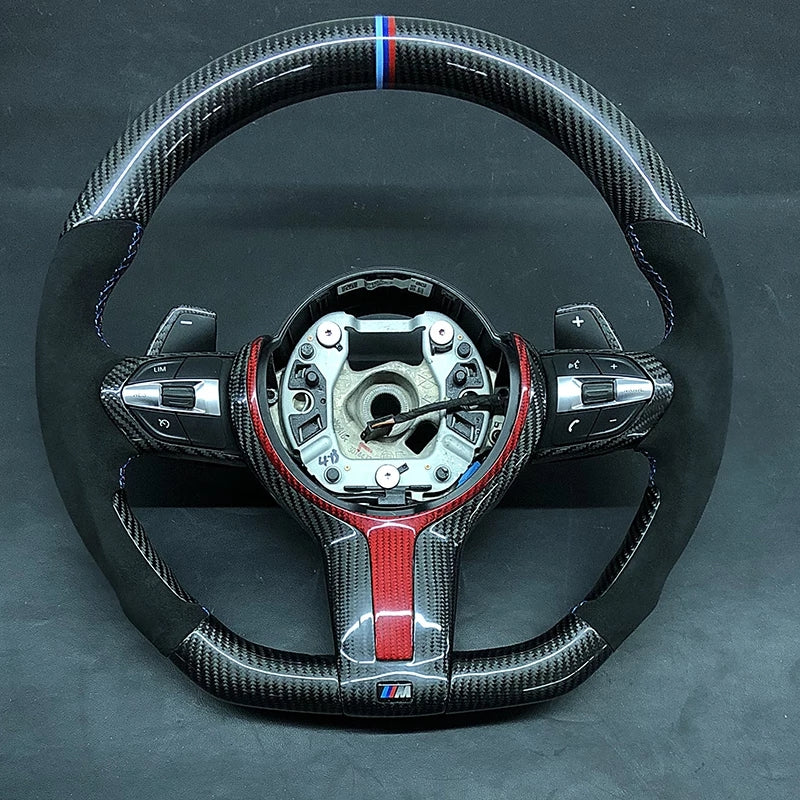 Carbon Fiber Steering Wheel Bmw F30  (Airbag cover excl )