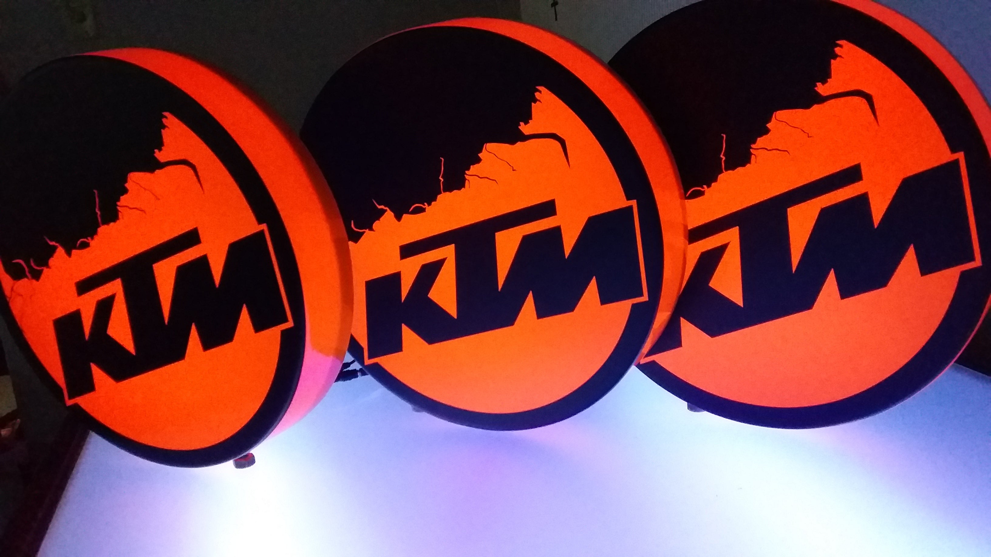 Pasgemaakte Led Light Box-muurmontering
