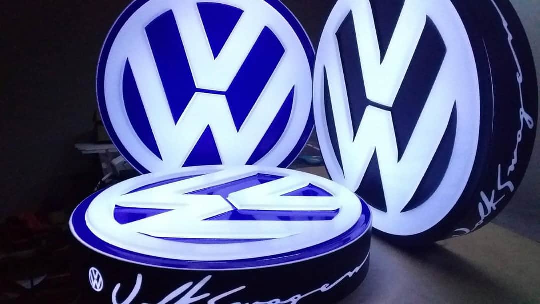 Pasgemaakte Led Light Box-muurmontering