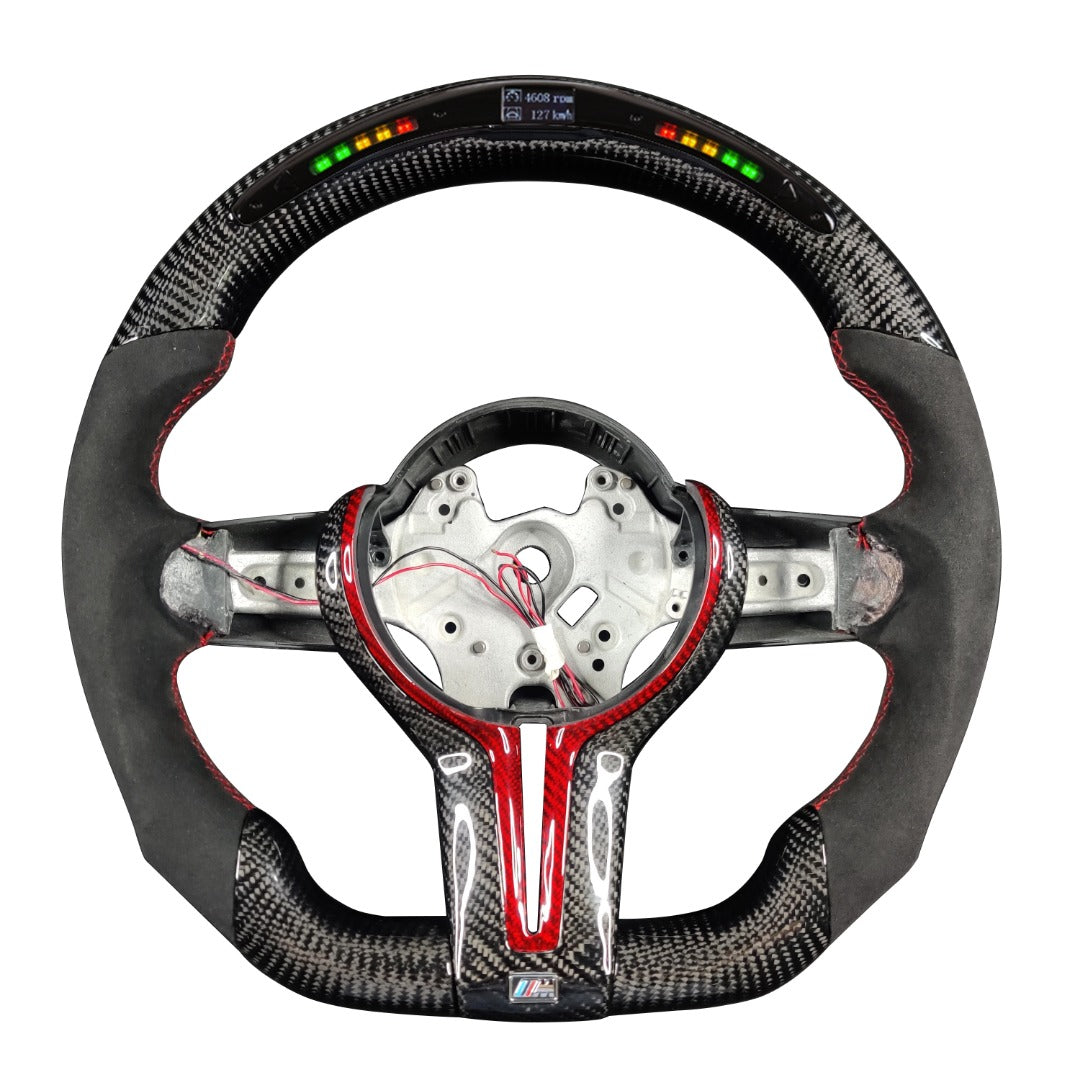 Carbon Fiber Steering Wheel Bmw F30  (Airbag cover excl )