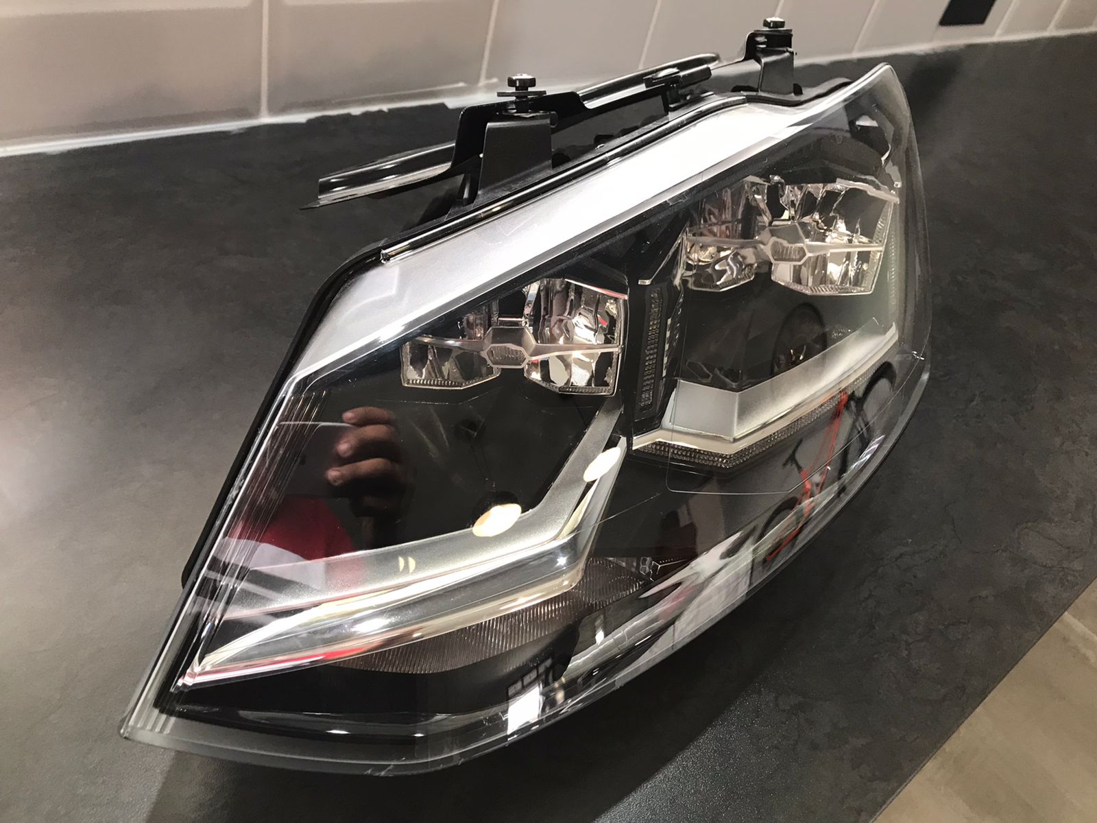 Volkswagen Polo 6C LED hoofligte. Gti- en Tsi-spesifikasieligte (gebruik)