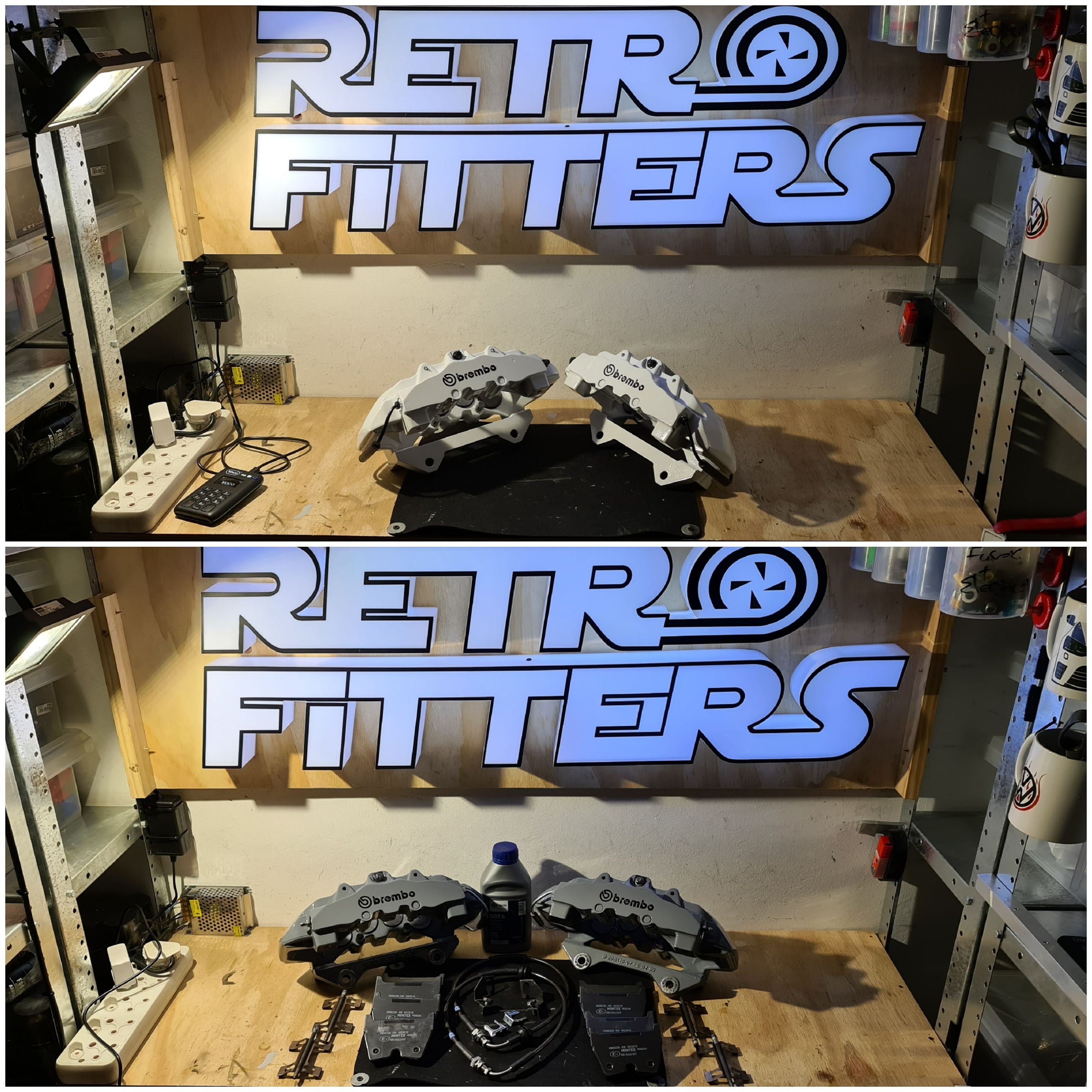 Brembo 8pot remme voor