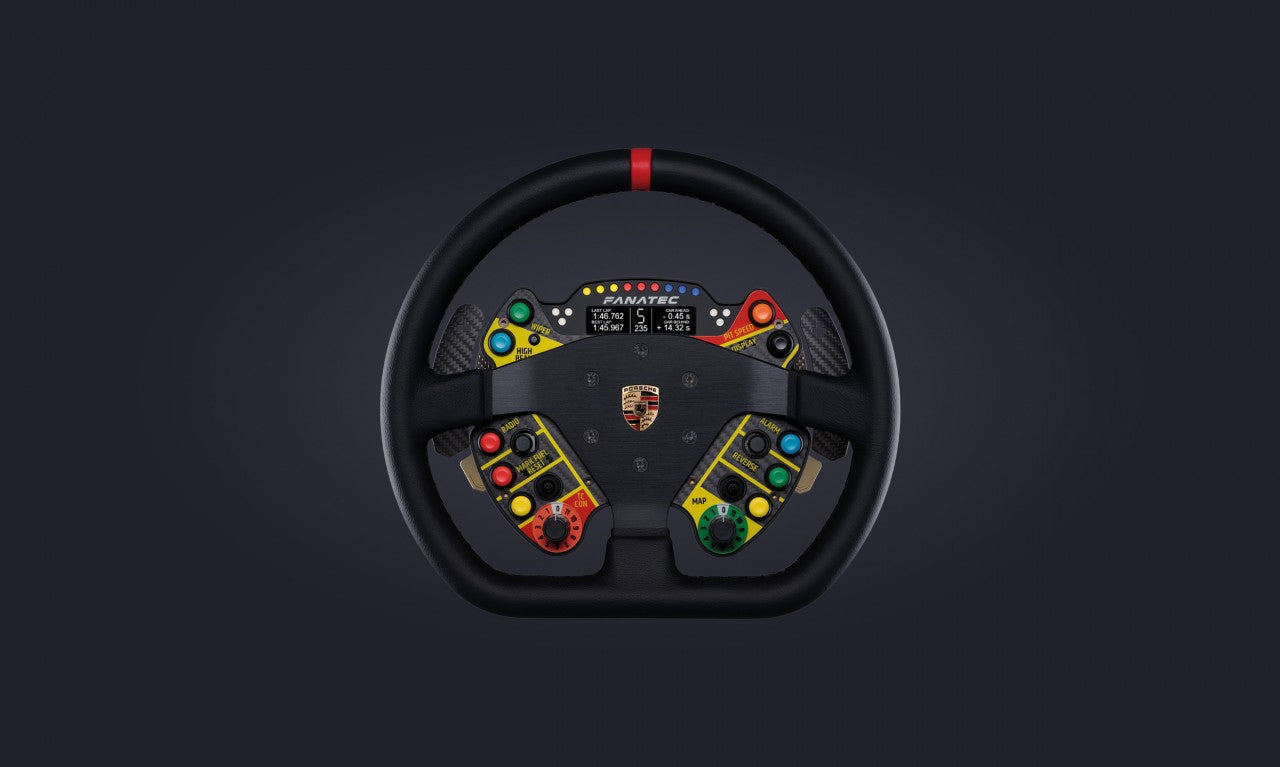 Fanatec podium-steering-wheel-porsche-911-gt3-r-leather