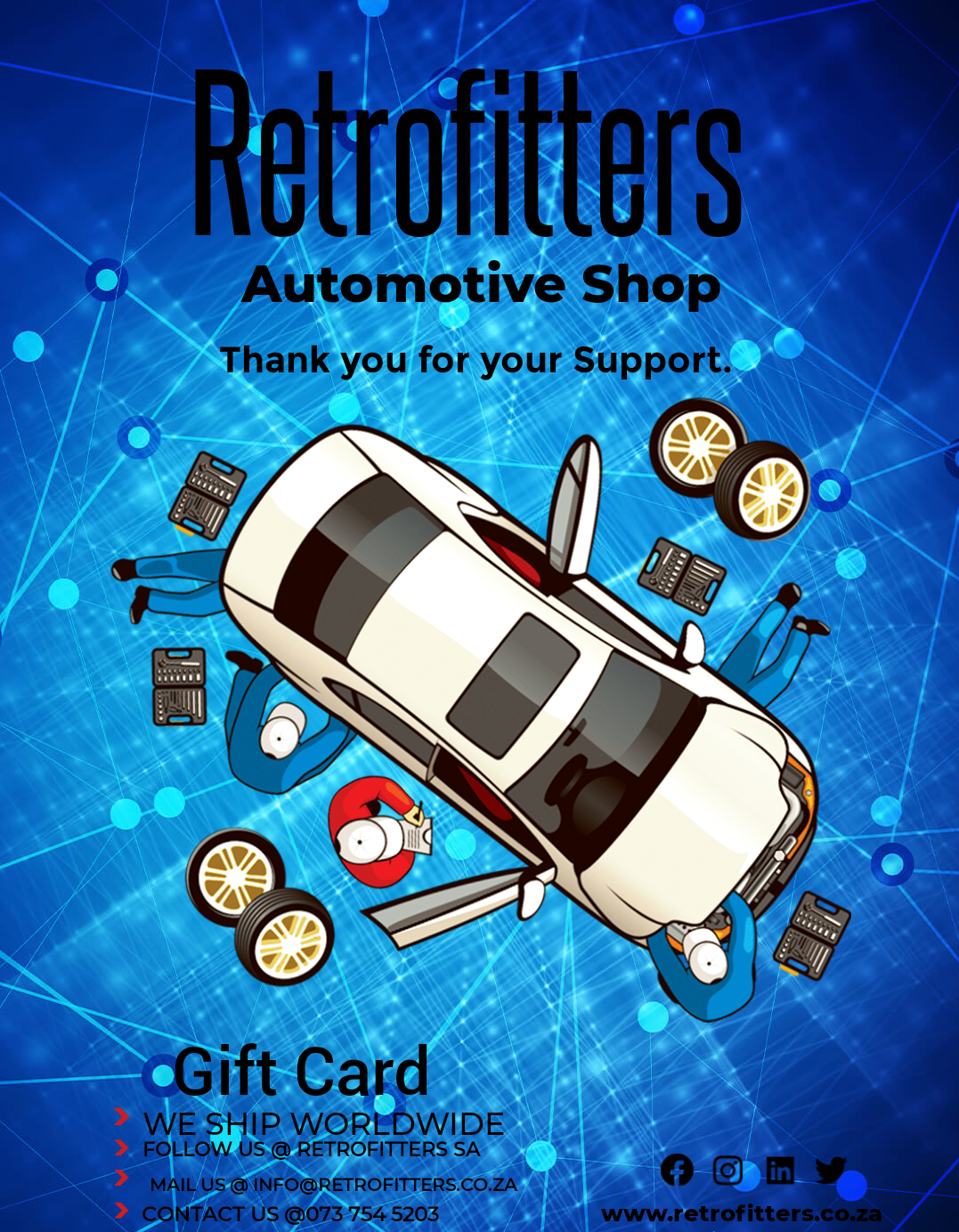 Retrofitters Gift Card