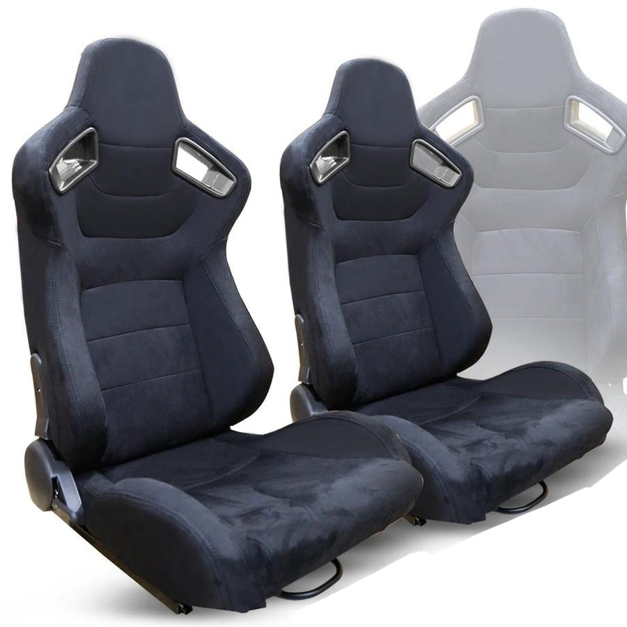Reclinable racing Seats and rails