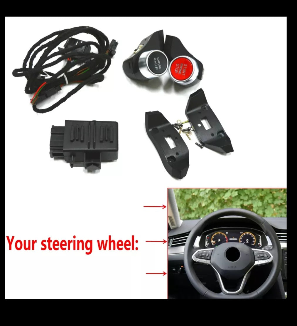 Volkswagen  / Audi MQB Steering Wheel Driving Select Mode TT RS R8 Engine Start Stop Switch Button