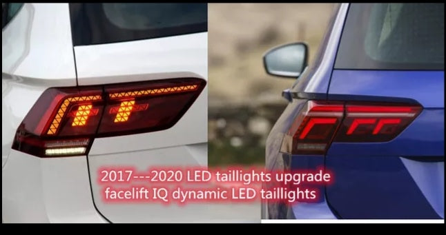 VW Tiguan MK2 2017---2020 agterligopgradering, IQ Dynamic LED agterlig