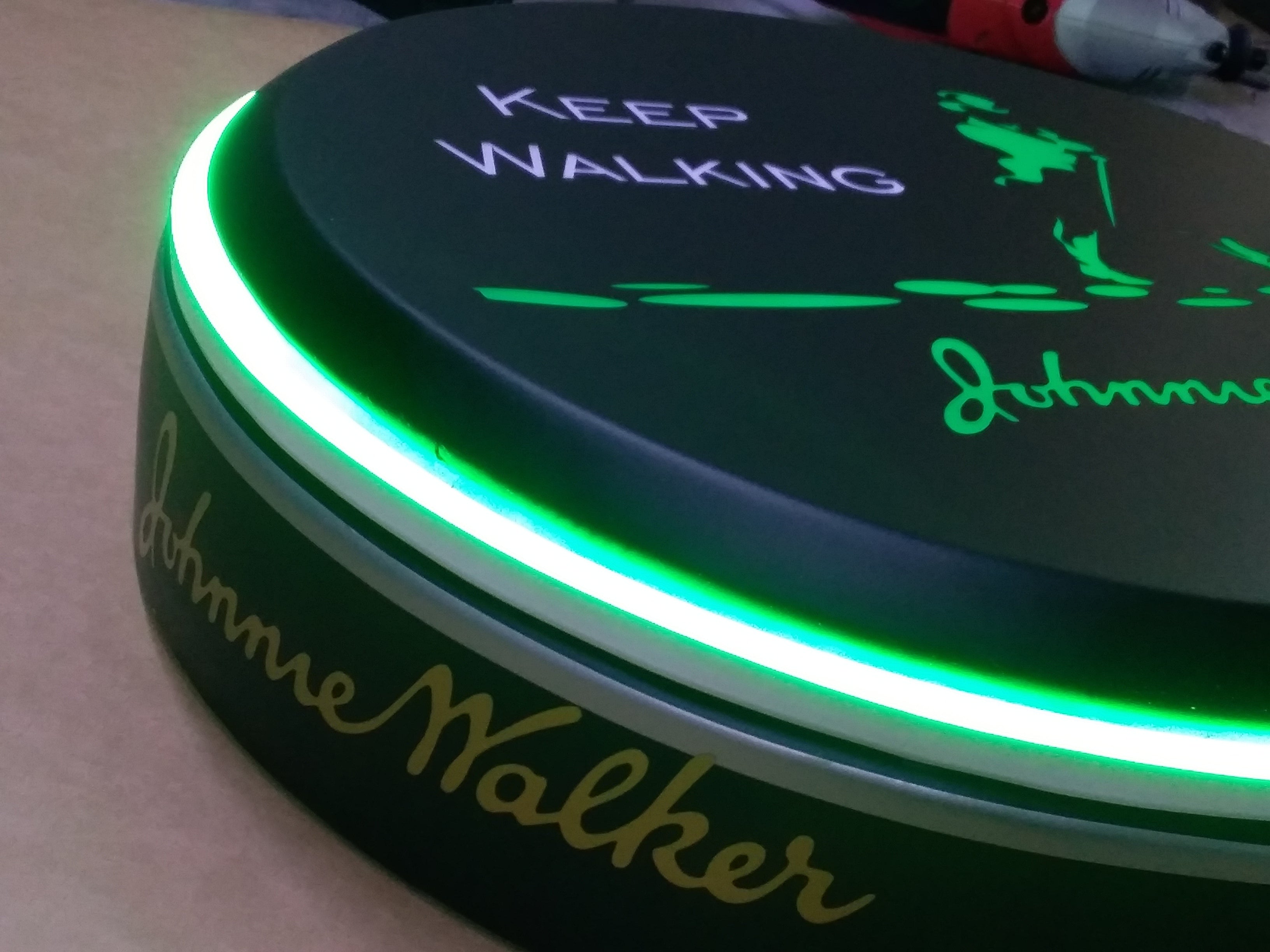 Pasgemaakte Led Light Box-muurmontering