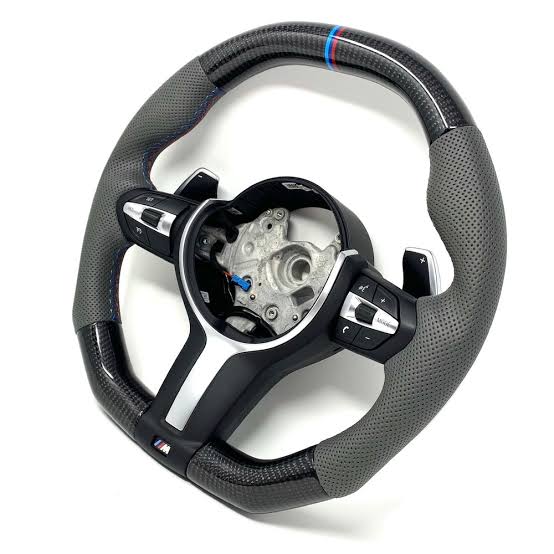 Carbon Fiber Steering Wheel Bmw F30  (Airbag cover excl )