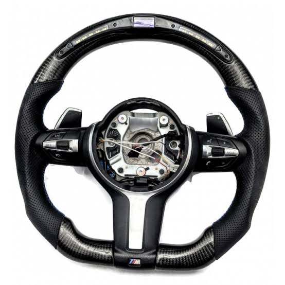 Carbon Fiber Steering Wheel Bmw F30  (Airbag cover excl )